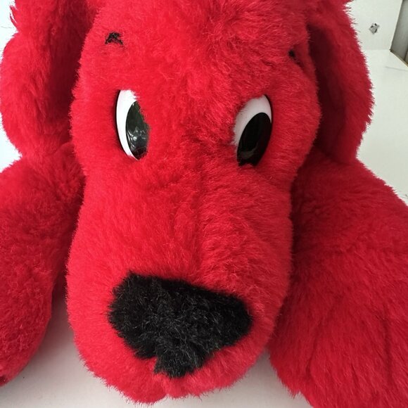 Vtg 1997 Clifford The Big Red Dog Scholastic Sidekicks 20” Stuffed Plush Animal - Picture 2 of 7